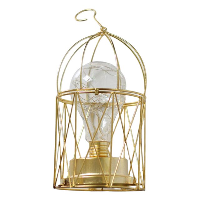 Hierro de metal / Lámpara de lectura de pared Luz de noche Bombilla de jaula de pájaros Baño Oficina Dormitorio Tocador Apliques Cálido Sunnimix Luz en forma de jaula de pájaros