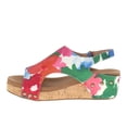 thumbnail image 3 of Corkys Womens Volta Ii Floral Studded Wedge Slingback  Casual Shoes, 3 of 5