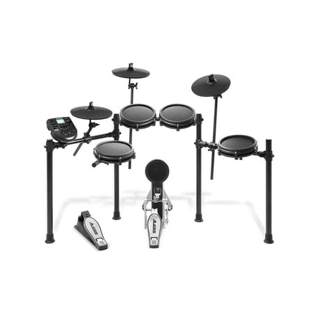 Alesis Nitro Mesh Kit Eight-Piece Electronic Drum Kit with Mesh (Best Cheap Drum Machine)