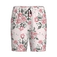 thumbnail image 4 of Wukai Rose Flowers Men’s Short Pajama Pants With Pockets Soft Sleep Pj Shorts for Men-XX-Large, 4 of 6