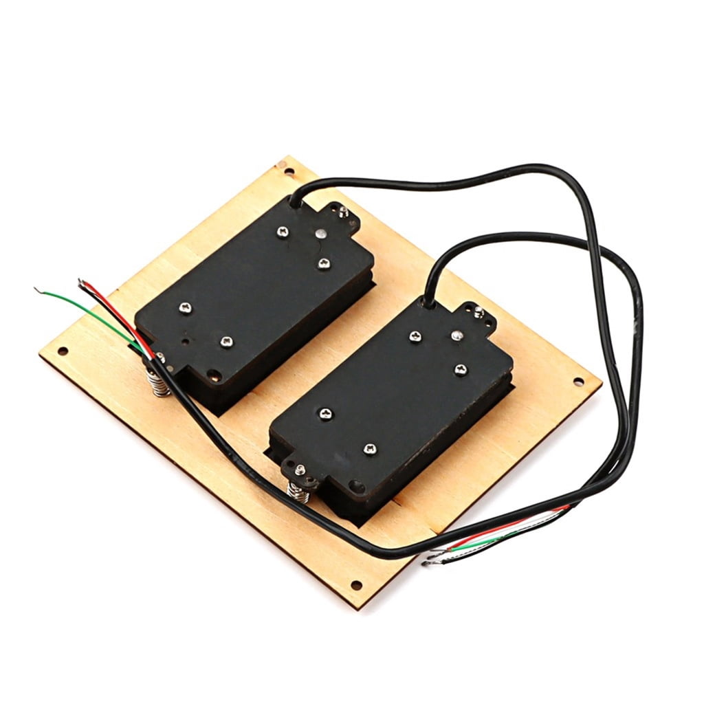 BQBQERT Electric Guitar for Guitar Part Double Coil Pickups Replacement Double Coil Pickups Neck Bridge Replacements Accessory
