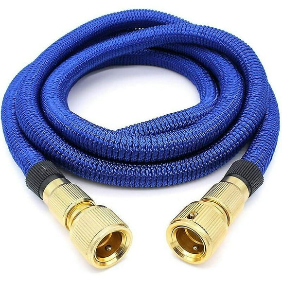 Garden Hose, Expandable Garden Water Hose Flexible Retractable Hose With Metal Fittings For Irrigation/garden Cleaning/car Washing (2.5m)