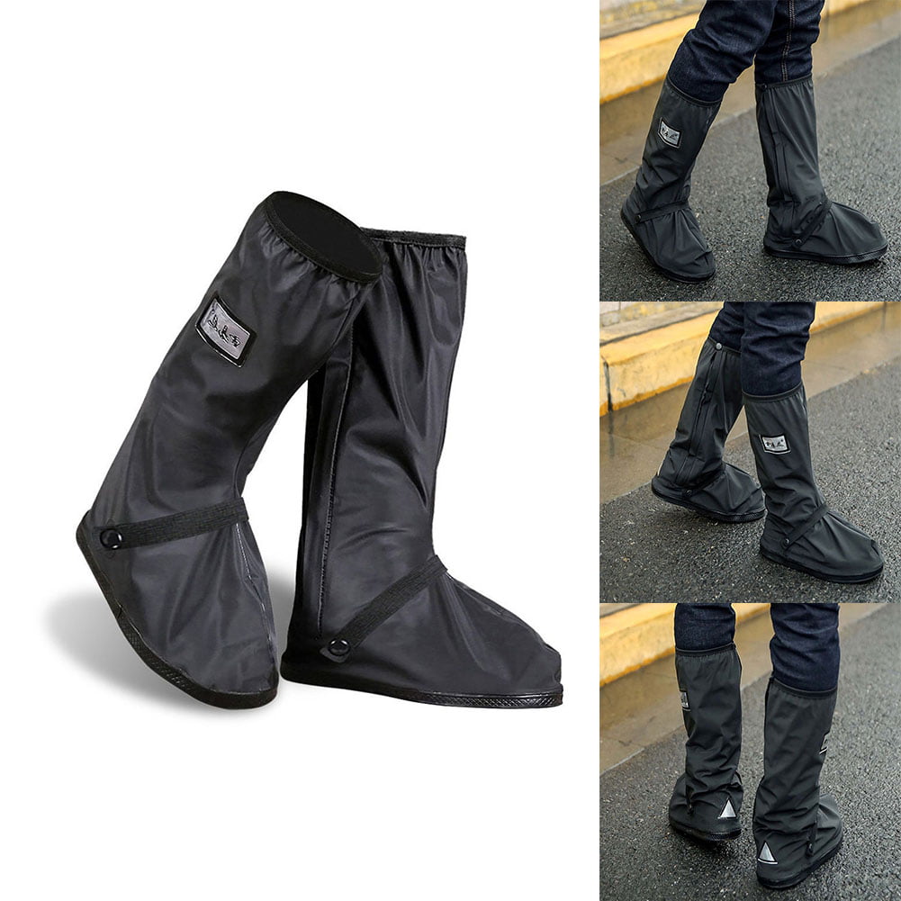 Outdoor Waterproof Shoes Covers Reusable Rain Boots Anti-Slip Cycling Overshoes 