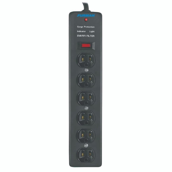 Cinta supresora de sobretensiones Furman SS-6 6-Outlet Pro (SS6d1)