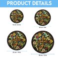 thumbnail image 6 of Boho Cross with Vibrant Floral Patterns Stained Glass Sun Catcher, Wall Hanging Colored Decor Room Indoor Window Decor, Halloween, Christmas Hanging Ornament Mother Day, Stained, 6 of 6