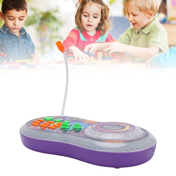 DJ Party Mixer Turntable Toy, Phone Connecting Safe Sound Effects DJ Toy for Kids for Boys Girls