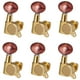 thumbnail image 2 of Clavijas De Afinación De Cuerdas De Guitarra Perilla de cabezales de guitarra de 6 piezas completamente cerrada para instrumentos musicales (6 a la derecha) Sywqhk Para Estrenar, 2 of 9