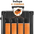 thumbnail image 3 of Set de 4 Correas de Equipaje para Maletas Ajustable, Cinturón para Maletas de Viaje de 1.8 Metros de Fácil Identificación, Accesorios de Viaje (Naranja), 3 of 5