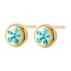thumbnail image 3 of Pendientes navideños Jinwen dorado para decoración de bodas y compromisos, 3 of 8