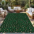 thumbnail image 2 of Green Black Outdoor Rug for Patio/Deck/Porch, Non-Slip Large Area Rug 6 x 9 Ft, Elegant Modern Abstract Art Luxury Indoor Outdoor Rugs Washable Area Rugs, Reversible Camping Rug Carpet Runner, 2 of 8