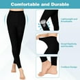 thumbnail image 7 of MARTINE MALL 20-30 mmHg Medical Footless Compression Pantyhose Black 2XL Size Nylon Compression Stockings for Women & Men, 7 of 7