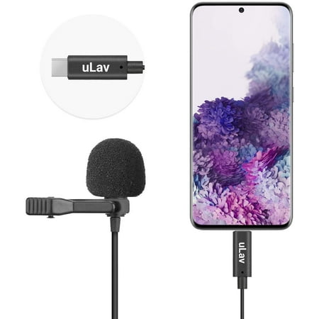 UPC: 0817711021848 | Movo uLav Digital Lavalier Omnidirectional Clip on Microphone with USB Type-C Connector Compatible with iPad Pro  Samsung Galaxy  LG  HTC Google Pixel  Google Nexus  Other USB-C Type Smartphones