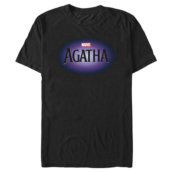 Men's Marvel: Agatha All Along Purple Logo Graphic T-Shirt