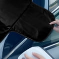 thumbnail image 4 of FORUDESIGNS Butterfly Flower Moon Pattern Car Windshield Cover for Ice and Snow, Upgraded Thicken Auto Waterproof Frost Cover Automotive Windshield Protector Car Accessories for All Weather, 4 of 6