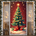 thumbnail image 4 of Decorative Design Christmas Tree Festive Decoration Holiday Banner for Christmas Party Family Celebration Winter Event, 4 of 9