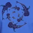 thumbnail image 3 of CafePress - Whale Sahrk Blue Spiral Dark T Shirt - Men's Classic Graphic Cotton T-Shirt, 3 of 4