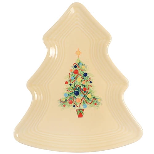 Open Box Fiesta Tableware Company Fiesta Christmas Tree Tree Shaped Plate 11435327