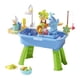 thumbnail image 2 of Juego de cocina infantil de 43 piezas con juguetes para simular el lavado de platos. Azul, 2 of 9