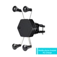 thumbnail image 3 of Soporte para teléfono con soporte para bicicleta y motocicleta X Grip, cargador USB con rotación de 360 grados, 3 of 9