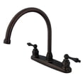 thumbnail image 3 of Kingston Brass Centerset Double Handle Kitchen Faucet, 3 of 6