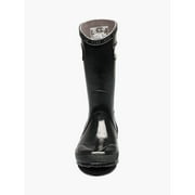 BOGS Unisex Kids Rainboot Solid Lightweight Waterproof Boots Black - 71325-001 BLACK
