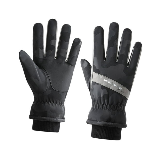 Guantes de invierno cálidas Pantalla táctil Guantes antideslizantes para motocicleta Guantes de ciclismo Guantes de esquí para ciclismo Esquí Zulema Guantes de invierno
