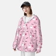thumbnail image 4 of Fotbe Bat And Pumpkin Men's Women's UPF 50+ Sun Protection Jacket Hooded Cooling Shirt with Pockets Hiking Outdoor Performance-, 4 of 8