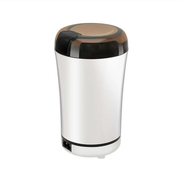 (White)150W Electric Coffee Grinder, with Stainless Steel Blades and Cleaning Brush, Grinder for Flax Seeds, Nuts, Pepper, Spices, Coffee Seeds and Others