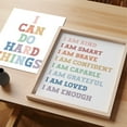 thumbnail image 5 of Kids Affirmations, Kids Wall Art, Classroom Wall Decor, Playroom Posters, Boho Nursery Decor, I Am Kind, I Can Do Hard Things, Kids Room Decor, UNFRAMED Prints Set of 2 (8"x10"), 5 of 7