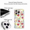 thumbnail image 4 of Summer Colourful Flowers Case for iPhone 13 Pro,Aesthetic Colourful Floral Pattern Soft TPU Full Cover Case, 4 of 5