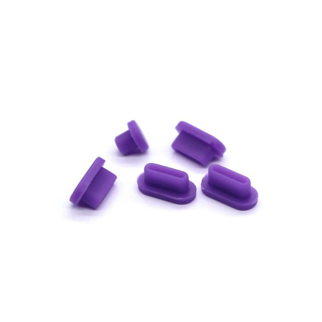 Dust stopper for Macbook pro 13 air 11/15 Silicone Computer USB Dust Proof Rubber Cover Stopper Laptop Dust Plug 5pcs/9pcs/12pcs PURPLE A1278Pro13 15CD-ROM