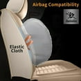 thumbnail image 3 of DIKSOAKR Car Seat Covers Fit for Subaru Outback 2010-2025: Full Set Waterproof Leather Vehicle Seat Cushion Luxury Automotive Protector(5 Seats, Beige), 3 of 6