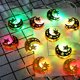 thumbnail image 1 of Xihbxyly Faroles Led para Ramadán Eid, Diseño de Hierro Dorado, Opciones En Blanco Cálido y Multicolor, Decoración para Festivales, Fiestas o Habitaciones, 10 Faroles, 165 Cm de Largo, Funciona con P, 1 of 3