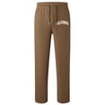 thumbnail image 2 of Boys Girls Fashion Baggy Sweatpants - Lightweight Straight Leg Athletic Joggers with Slant Pockets & Drawstring, Comfortable Casual Sportswear for Kids 4-13 Years(Brown,120), 2 of 4