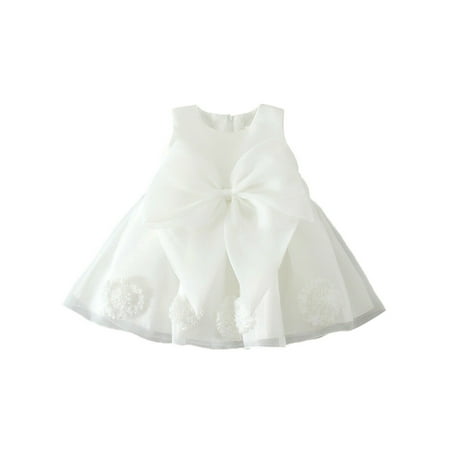

Newborn Infant Baby Girl Party Pargeant Dress Sleeveless Dress