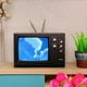 thumbnail image 2 of SGACAI Miniatura 1/12 Vintage TV Mini Televisión Muebles Accesorios Reino Unido, 2 of 6