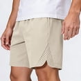 thumbnail image 4 of Mens Athletic Running Shorts Workout Basketball Shorts Lightweight Mesh Gym Sports Shorts with Pockets, 4 of 6