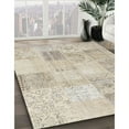 thumbnail image 3 of Ahgly Company Machine Washable Indoor Round Contemporary Camel Brown Area Rugs, 10' Round, 3 of 7