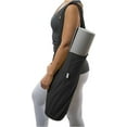 thumbnail image 3 of Yogiii Yoga Mat Bag | The Original YogiiiTote | Yoga Mat Tote Sling Carrier with Large Side Pocket & Zipper Pocket | Fits Most Size Mats (Obsidian Black), 3 of 6
