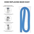 thumbnail image 6 of 1/2 Pcs Replacement Hose, For Above Ground Pools Accessory Pool Pump Replacement Hose, For Filter Pump and Saltwater Systems, 6 of 8