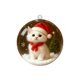 thumbnail image 2 of Bola de Adorno para Árbol de Navidad | Colgante Esférico de Cristal Transparente con Minianimales, Gorros y Bufandas de Papá Noel | Decoración Navideña de Plástico Multicolor | Regalo de Navidad | De, 2 of 6