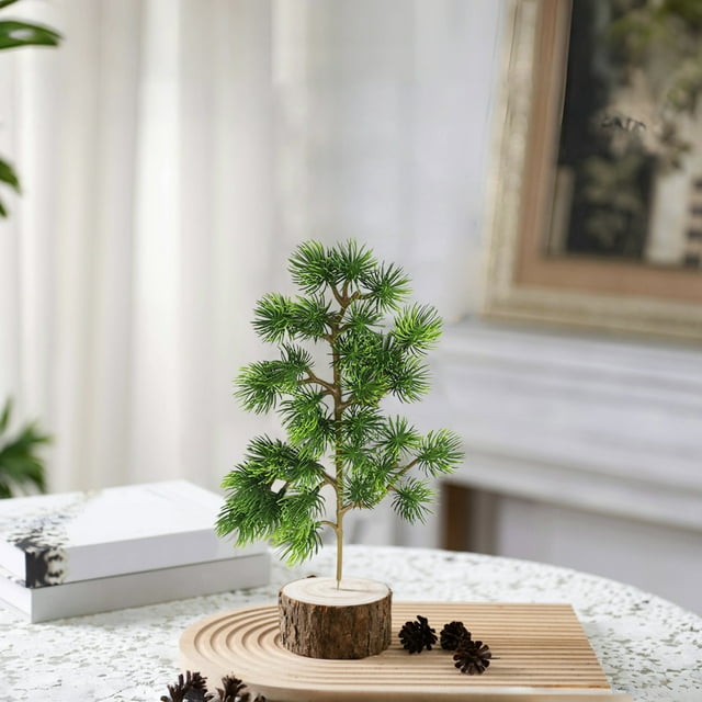 Simulation Of Fake Pines Needle Branches Accessories Suitable For Landscaping Gardening Green Plants Decoration