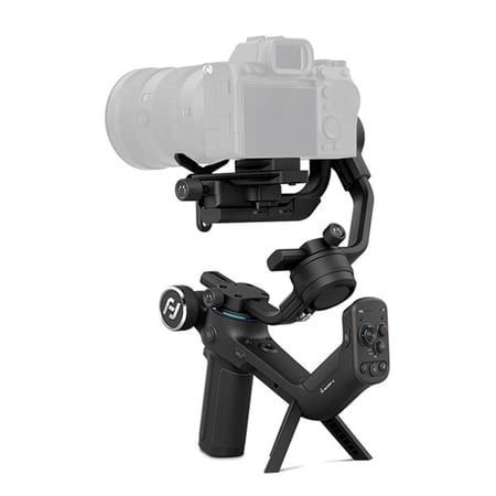 FeiyuTech SCORP-C 3-Axis Handheld Gimbal Stabilizer for Mirrorless & DSLR Cameras, 5.5lb Payload, Physical Button Control, 13-Hour Runtime
