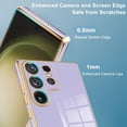 thumbnail image 2 of Compatible with Samsung Galaxy S23 Ultra 5G 2023 Smartphone Case [Ultra Thin Slim] [Flexible Soft TPU] Silicone Shockproof Protective Waterproof Phone Case Cover-Purple, 2 of 14