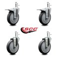 thumbnail image 2 of FG9T4200BLA FG9T4300BLA FG9T4400BLA Rubbermaid Mobile Shelf Replace Caster Set, 2 of 2