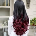 thumbnail image 4 of Lubelski Perruque Longue Ondulée Dégradée Ombrée Trois-Fortes pour Cheveux Complets, 4 of 7