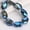 Grayish Blue, variant on U8MO 10pcs 18x12mm Oval Faceted Crystal Glass Loose Crafts Beads for Jewelry Making-Rose Green