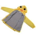 thumbnail image 3 of Lindo Pato de Dibujos Animados Abrigo Impermeable Con Capucha y Cremallera, Ropa Exterior Transpirable Y Agradable Para La Piel Para Bebés, Niños, Niñas, Otoño Verano, 3 of 7