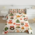 thumbnail image 2 of Manfei Kids Christmas Theme Bedding Comforter Set, Merry Xmas Festival Twin Comforter Sets, Jingle Bell Bedding Set, Lightweight Room Decor Reversible 2pcs, 2 of 8