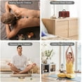 thumbnail image 6 of 35PCS Healing Crystals Stones Set, 7 Rough & Tumbled Chakra Stones, 80g Crushed Stones,Necklace, 8 Magic Candles, 7 Paper/Sage/Feather/Salt, Wooden Grid and Box for Beginners Meditation Yoga, 6 of 6